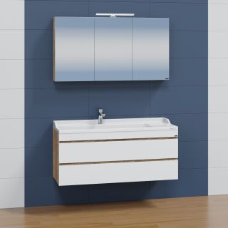 Зеркало-шкаф Санта Марс 700421 120 см янтарный